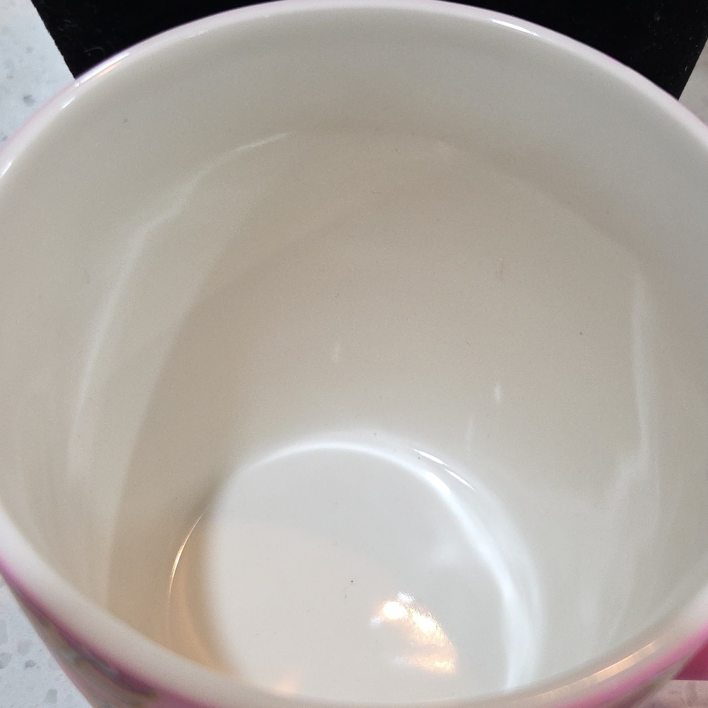 💗▪️Petal & Pearl ▪️ Beautiful Floral flower print  Pink Mug - Picture 5 of 5